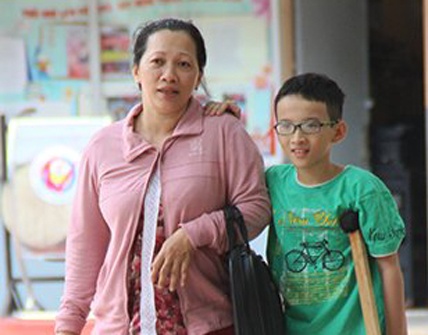 Thi sinh dac biet cua ky thi khao sat lop 6 Tran Dai Nghia hinh anh