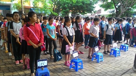 Hon 4.400 hoc sinh bat dau du tuyen vao lop 6 Tran Dai Nghia hinh anh
