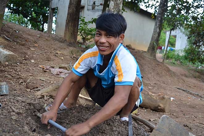 Cau be Raglai che tao may dien gio hinh anh