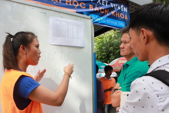 Xet tuyen dai hoc 'danh do' thi sinh hinh anh