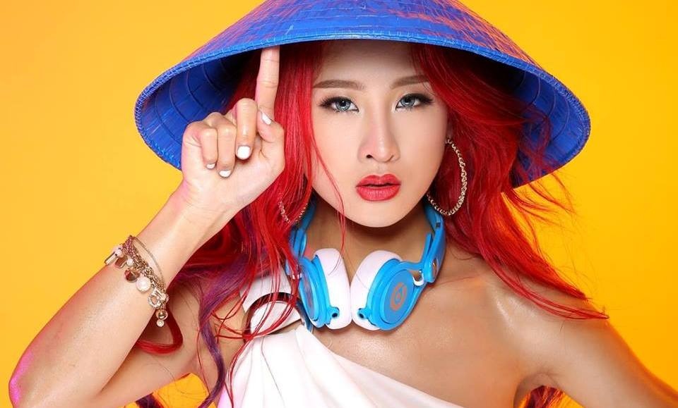 Oxy tham gia tranh tai tai cuoc thi 'Miss DJ the gioi 2015' hinh anh