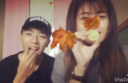 Thu Kieu - Tuan Dat tham gia trao luu vua an chanh vua hat hinh anh