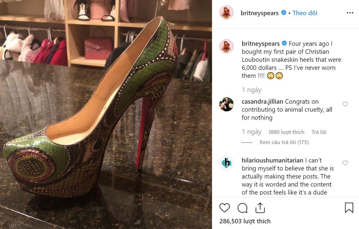 Britney Spear bi chi trich vi lang phi anh 1