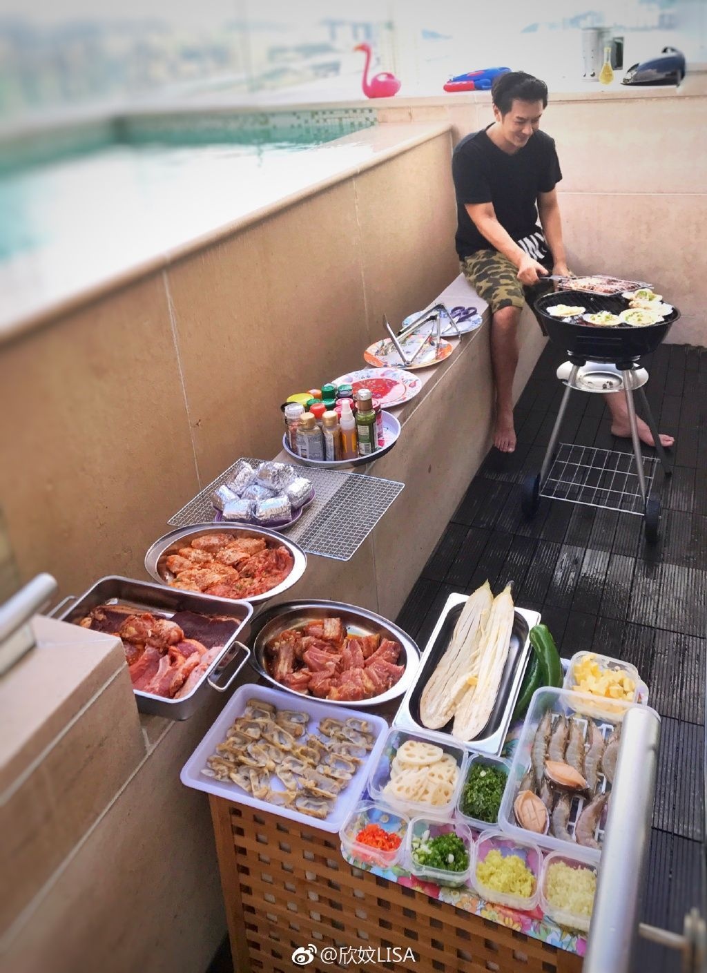 Tran Hao Dan khoe can ho sang trong anh 2