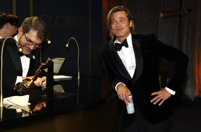 Brad Pitt vui ve ben ban be tai Oscar 2020 anh 9
