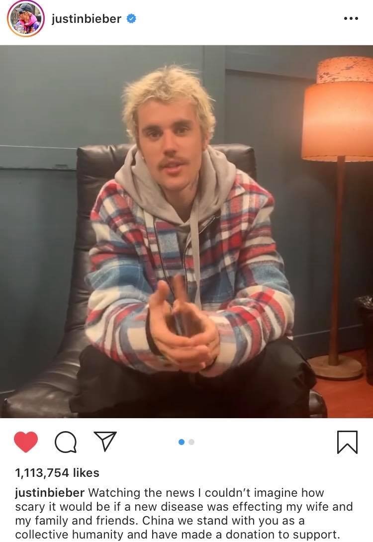 Justin Bieber góp tiền cho Vũ Hán ảnh 1 Justin Bieber gop tien cho Vu Han anh 1
