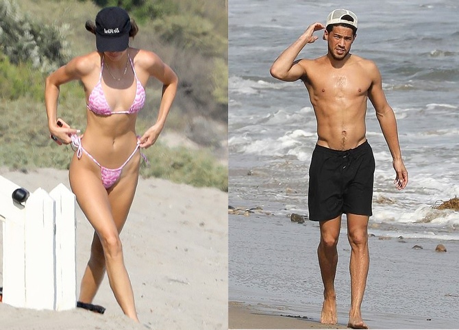 Kendall Jenner tinh tu ben ban trai anh 1