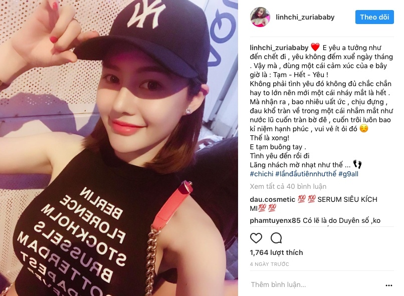 Linh Chi chia tay Lâm Vinh Hải ảnh 1 Linh Chi chia tay Lam Vinh Hai anh 1