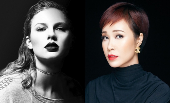 Uyen Linh bi chi trich vi goi Taylor Swift la 'con ran hao trai' hinh anh