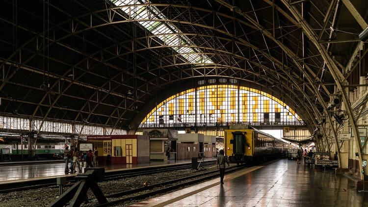 Thai Lan,  nha ga,  BangKok,  xe lua anh 2