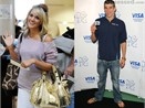 Carrie Underwood me Michael Phelps hinh anh
