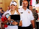 Kournikova nhay du mung Halloween hinh anh