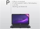 Lo thong tin netbook Sony Vaio P-series hinh anh