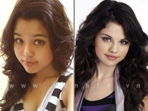 Khi hot girl Viet 'y chang' sao ngoai hinh anh