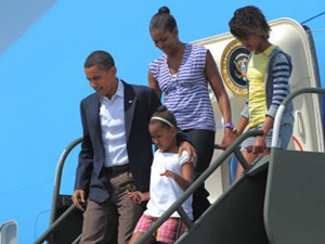 Nha Obama tham cong vien quoc gia hinh anh