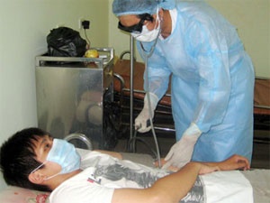 Cum A/H1N1 tran ve nong thon hinh anh