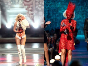 Lady GaGa gay soc tai MTV Music Video hinh anh