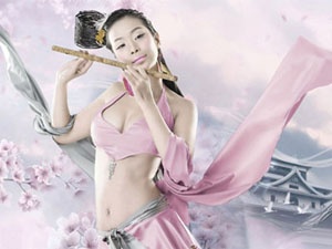 Le Kieu Nhu lam 'tien nu trong tranh' hinh anh