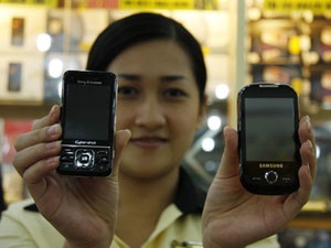 Dien thoai 3G hut hang hinh anh