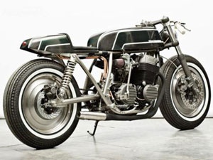 Honda CB750 - dinh cao cua nghe thuat do xe hinh anh