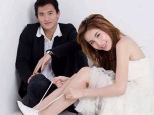 Thuy Tien 'chua the co tuan trang mat som' hinh anh