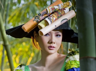 Yen Ngoc lieu trai trong rung truc hinh anh