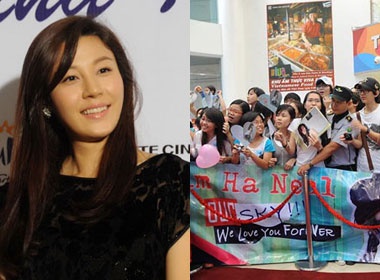 Kim Ha Neul bat ngo vi qua duoc ham mo hinh anh