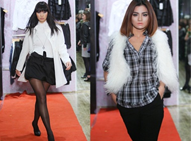 Vu Thu Phuong thanh lich voi thoi trang NafNaf hinh anh