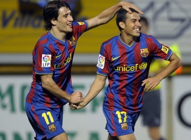 Pedro ghi cu dup, Barca khoi dau suon se hinh anh