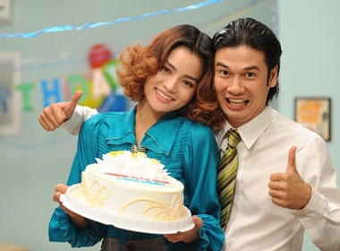 Vu Thu Phuong bat ngo vi duoc to chuc 'sinh nhat' hinh anh