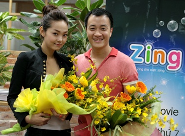 Phong van truc tuyen Luong Manh Hai - Minh Hang hinh anh