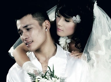 Chi Hoa - Tung Min lam co dau chu re hinh anh