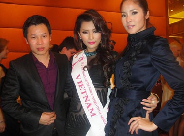 Hoa hau Thai Lan co vu tinh than cho Lan Huong hinh anh