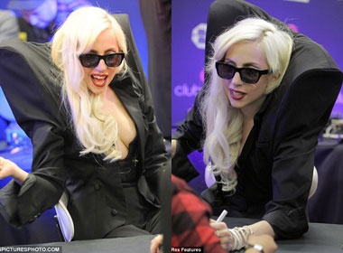 Lady GaGa lai gay soc voi vai ao kieu ghe banh hinh anh