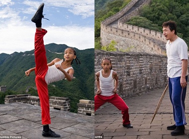 Thanh Long day vo cho con trai Will Smith hinh anh