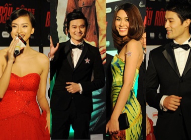 Ngam 100 sao Viet long lay tren tham do hinh anh