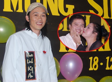 Thuy Nga 'mi' ong xa trong sinh nhat Hoai Linh hinh anh