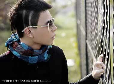 Thang Binh khoe toc la hinh anh