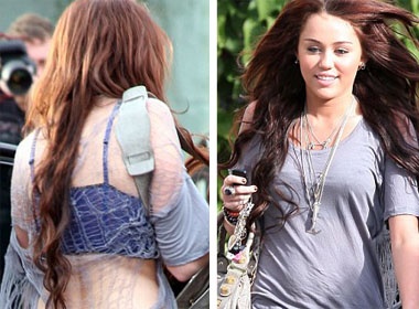 Miley Cyrus dien thoi trang rach ruoi hinh anh