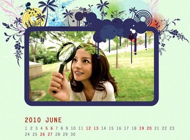 Trieu Vy lang man tren lich 2010 hinh anh