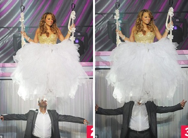 Mariah Carey mac vay phu kin mat vu cong nam hinh anh