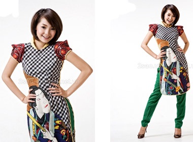 Minh Hang tre trung ao dai cach dieu hinh anh