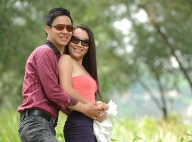 MC Anh Quan phieu bong cung Ngoc Tram hinh anh