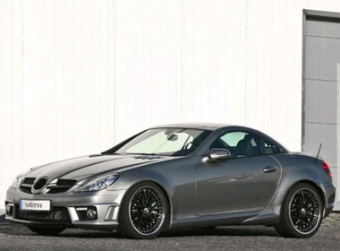 Bien Mercedes SLK 55 AMG thanh sieu xe the thao hinh anh