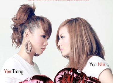 Chi em Song Yen gap rac roi voi poster hinh anh