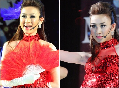 Ngam Ngan Khanh 'nong bong' tren san khau hinh anh