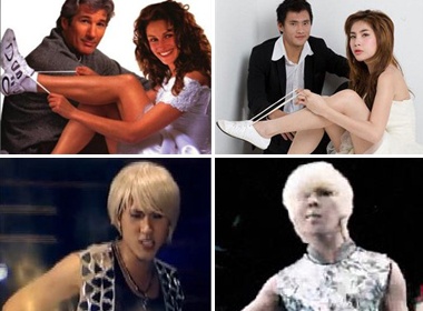 Khi sao Viet bat chuoc hinh anh hinh anh