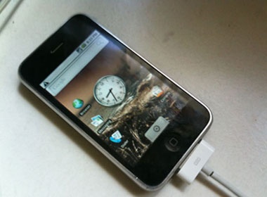 iPhone 3G chay he dieu hanh Android hinh anh
