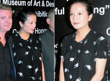 Trieu Vy lan dau xuat hien sau khi sinh hinh anh