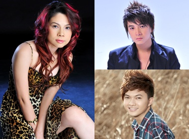 Thanh Thao dua hoc tro di thi... Hoa hau hinh anh